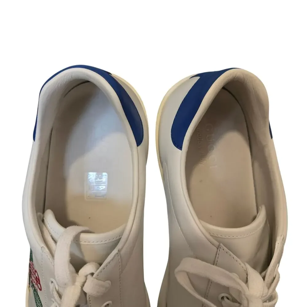 Gucci Ace Tennis White Leather Trainers Men’s G 12.5 US 13.5